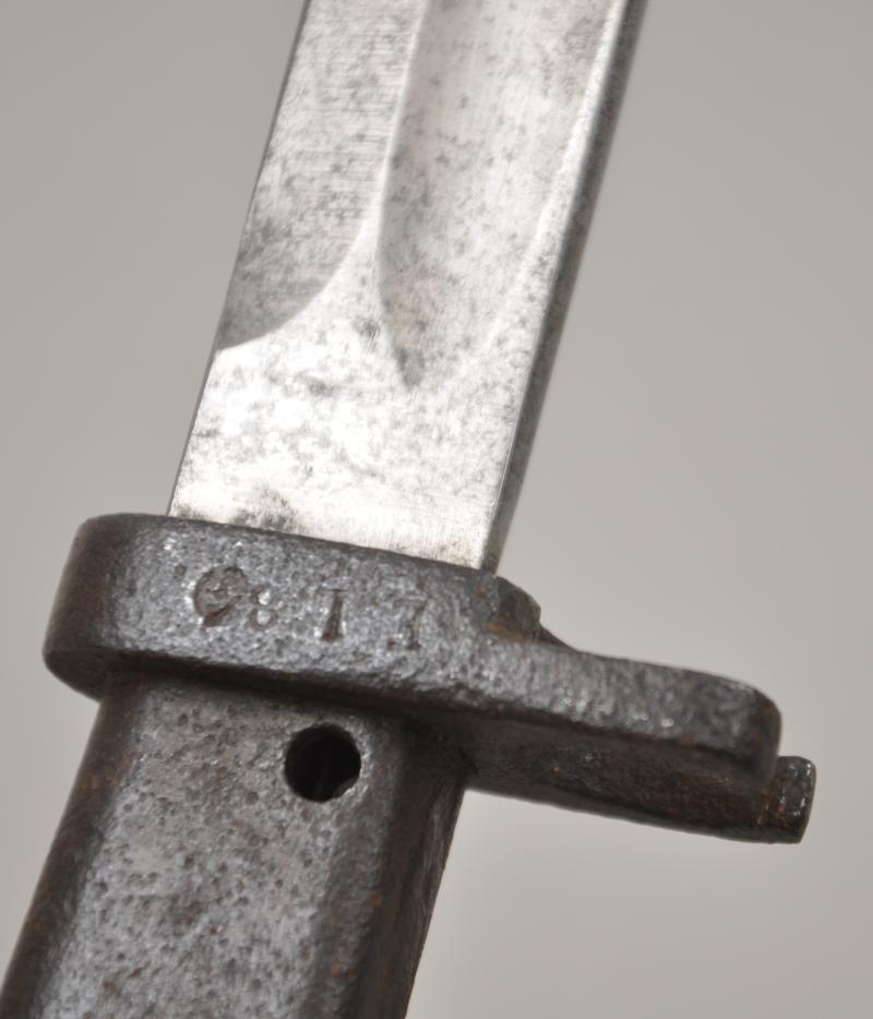 WW1 German Ersatz Bayonet Regimentally Marked To An Ersatz Landwehr Regiment