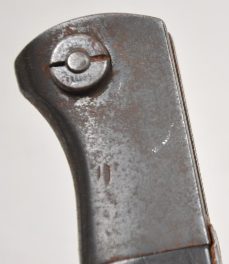 WW2 German DAK Bayonet In Green Frog