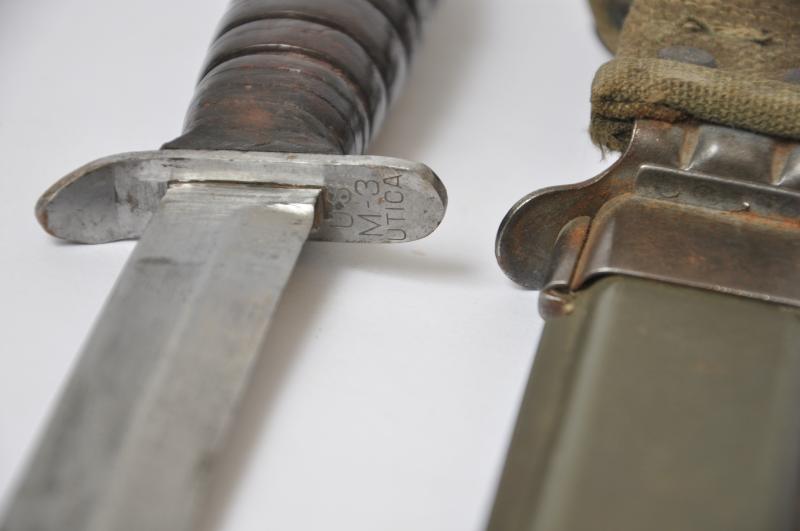 WW2 US M3 Fighting Knife - Utica