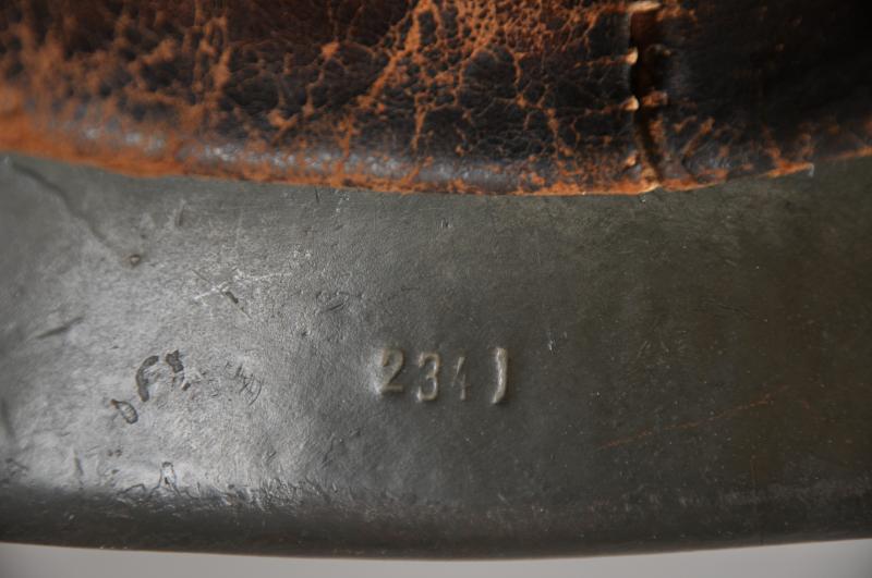 WW2 German M42 Camouflage Helmet