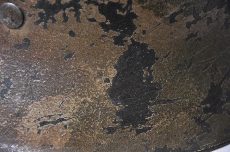 WW2 German M42 Camouflage Helmet