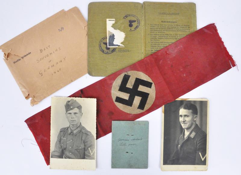 WW2 British Soldiers 'Best Souvenirs Of Berlin' Grouping - Tiger Tank Interest