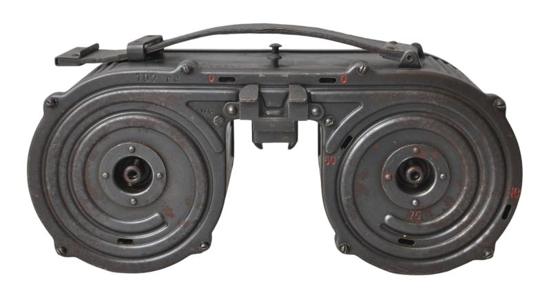 WW2 German MG15 Saddle Drum Magazine