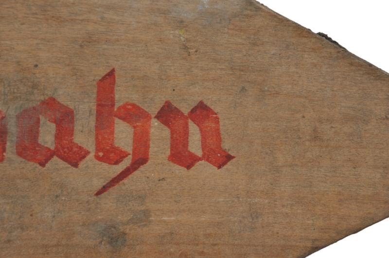 WW2 German Headquarters Sign - ' Zum hauptgashahn '