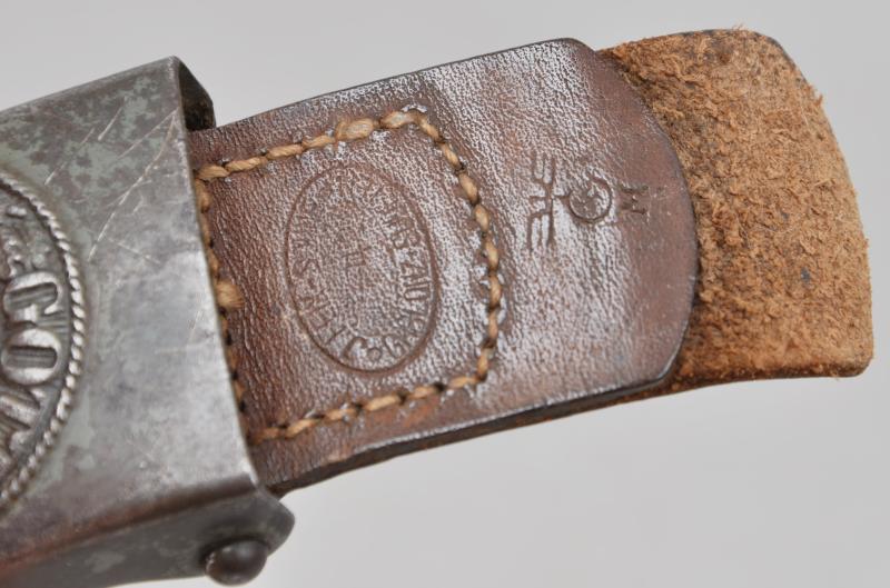 WW2 German Kriegsmarine/Kustenartillerie Marked Belt Buckle