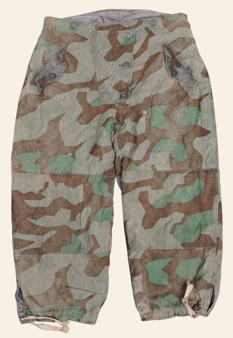 WW2 German Splinter Camouflage Winter Padded Trousers
