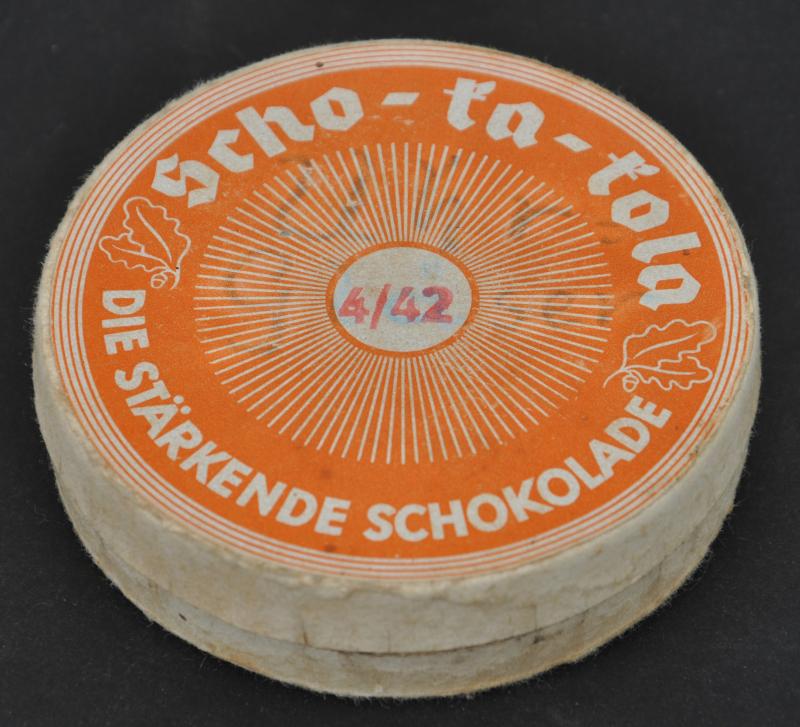 WW2 German 'Scho-Ka-Kola' Chocolate - Rare Card Version April 1942
