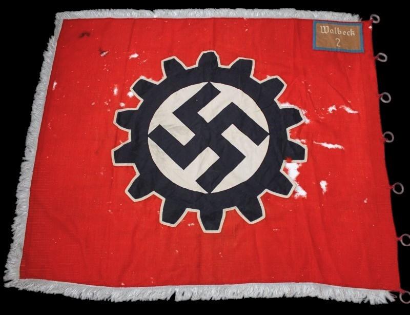 WW2 German Double Sided DAF Banner - Malbech Area