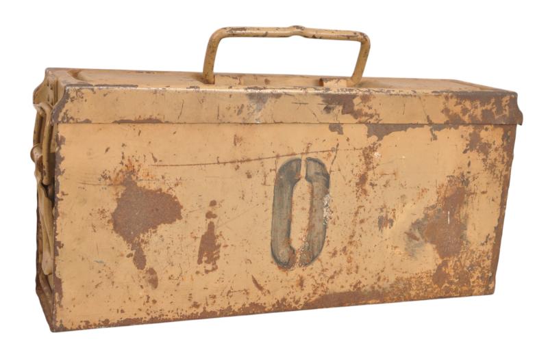 WW2 German 'P-Kasten' MG Tin In Tan Paint