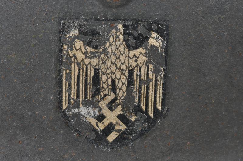 WW2 German M40 Single Decal Army Helmet