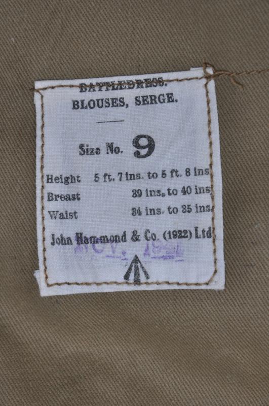 WW2 British '37 Pattern Battledress Blouse 1941