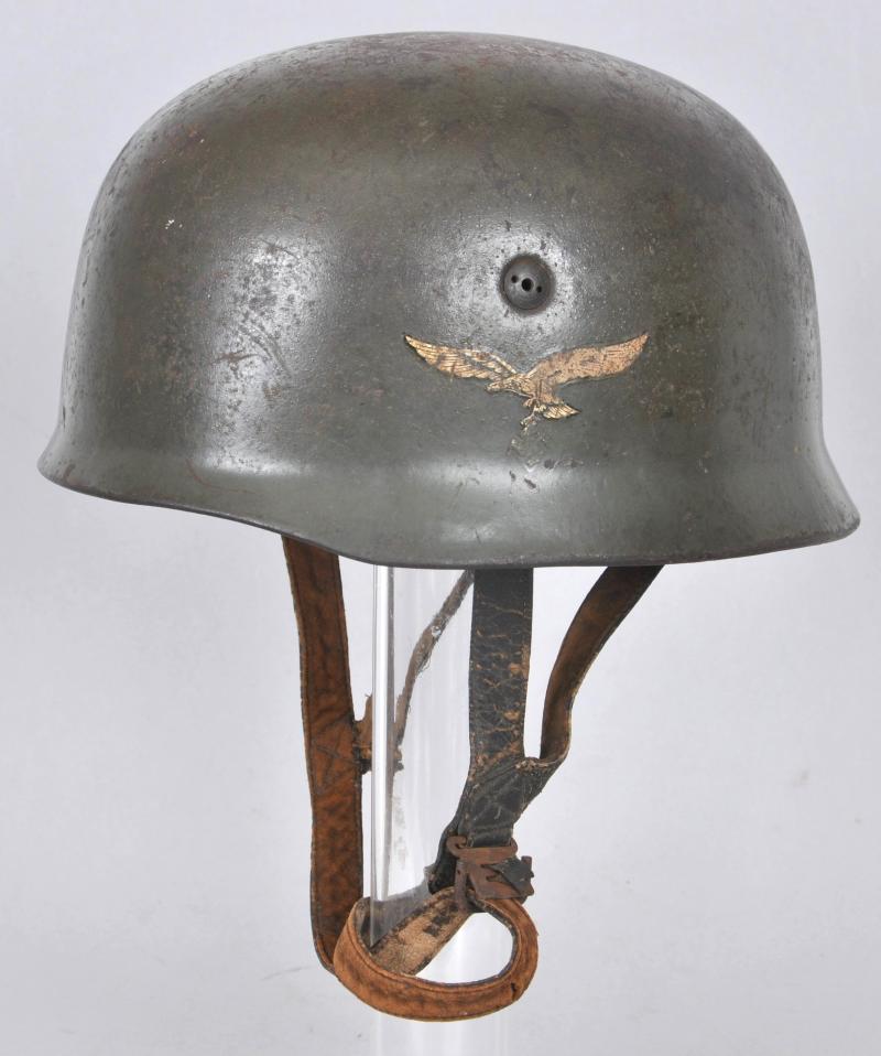 WW2 German M38 Double Decal Fallschirmjager Helmet