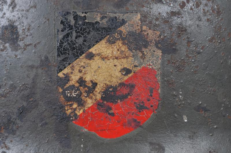 WW2 German M38 Double Decal Fallschirmjager Helmet