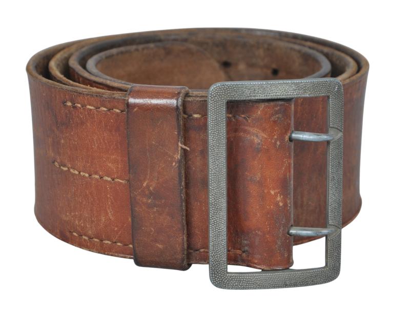 WW2 German Brown Leather Army/Luftwaffe Officers Belt
