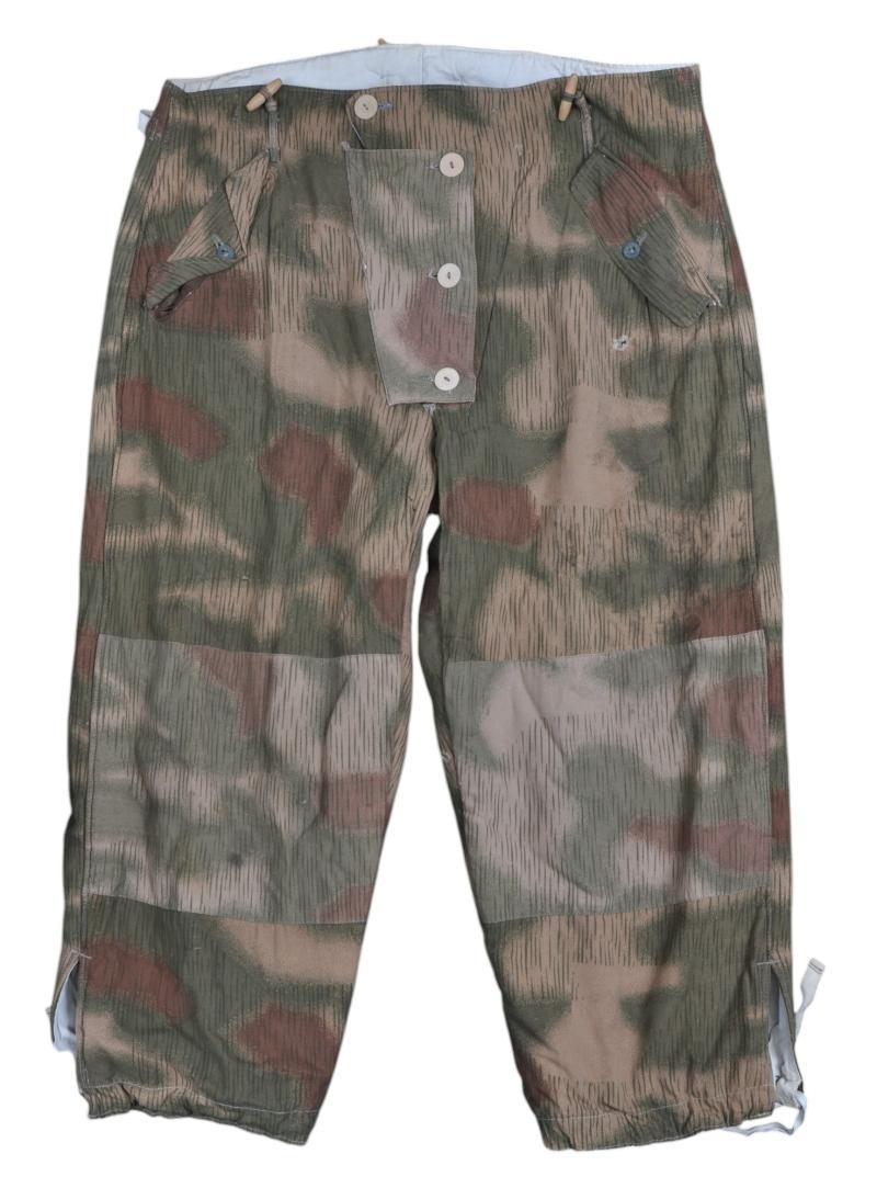 WW2 German Tan & Water Camouflage Reversible To White Winter Trousers
