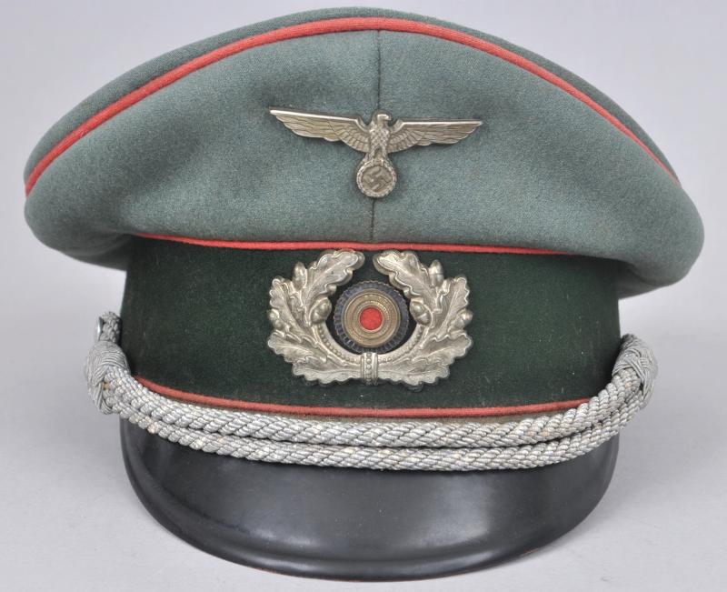 WW2 German Pre-War Panzer Officers Peaked Cap