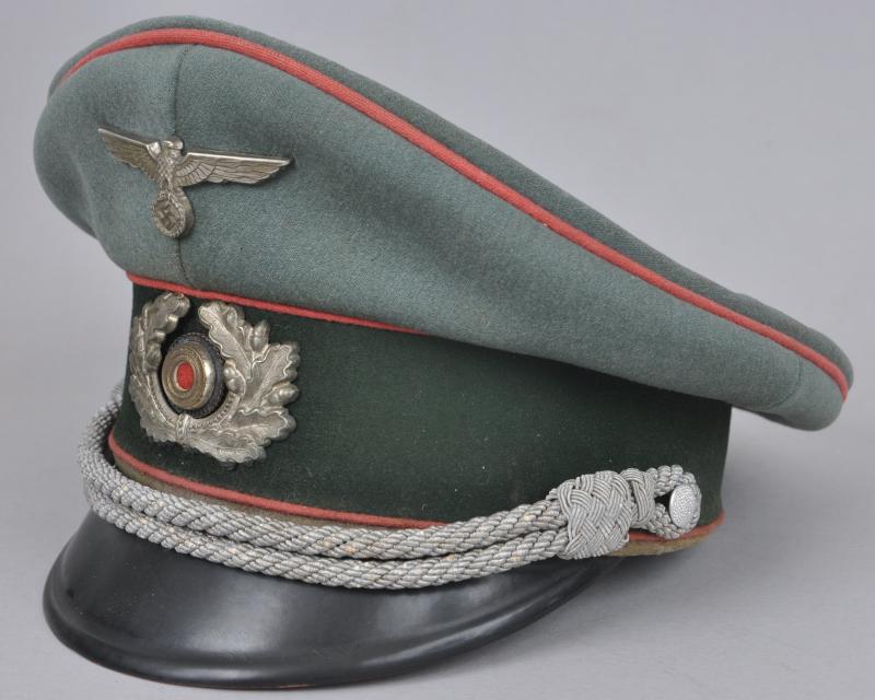 WW2 German Pre-War Panzer Officers Peaked Cap