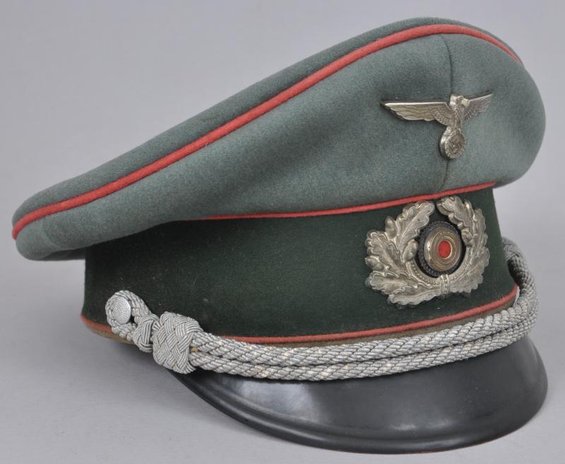 WW2 German Pre-War Panzer Officers Peaked Cap