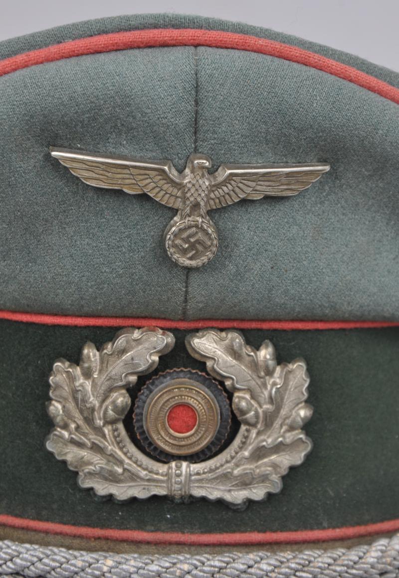WW2 German Pre-War Panzer Officers Peaked Cap