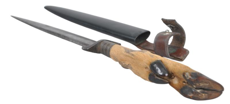 WW1 German Deers Foot Trench Knife