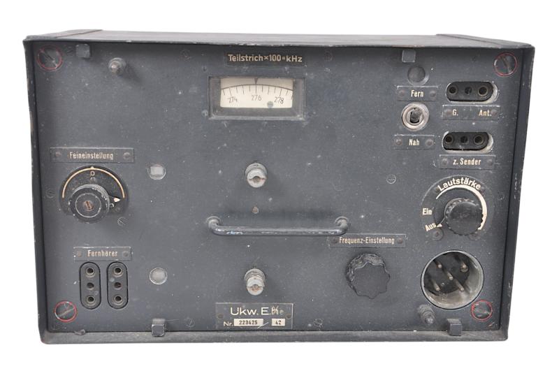 WWII German 'Ukw. E. e' Radio Receiver - Part of Fu5 Radio Set