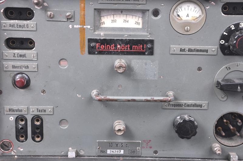 WW2 German Wehrmacht 10 W.S.c VHF Panzer Radio Transmitter for Tiger, Panther, StuG, Hetzer