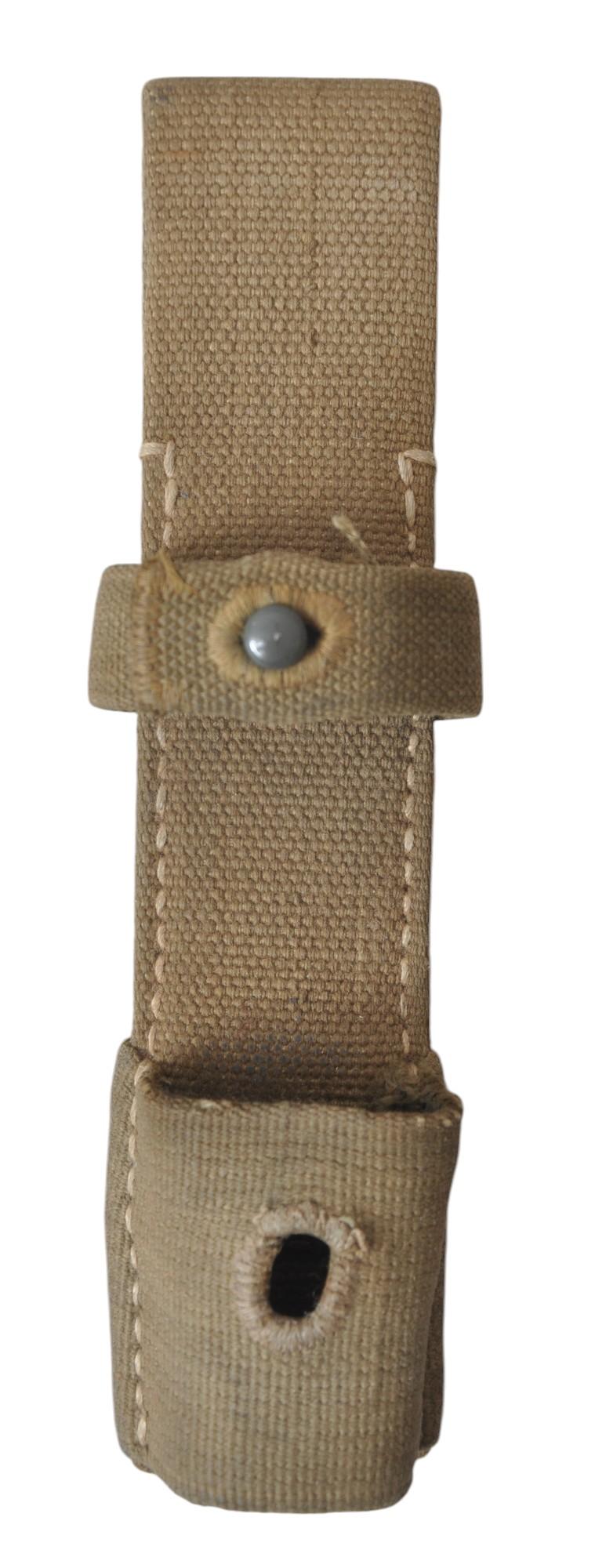 WW2 German Webbing K98 Bayonet Frog 1942