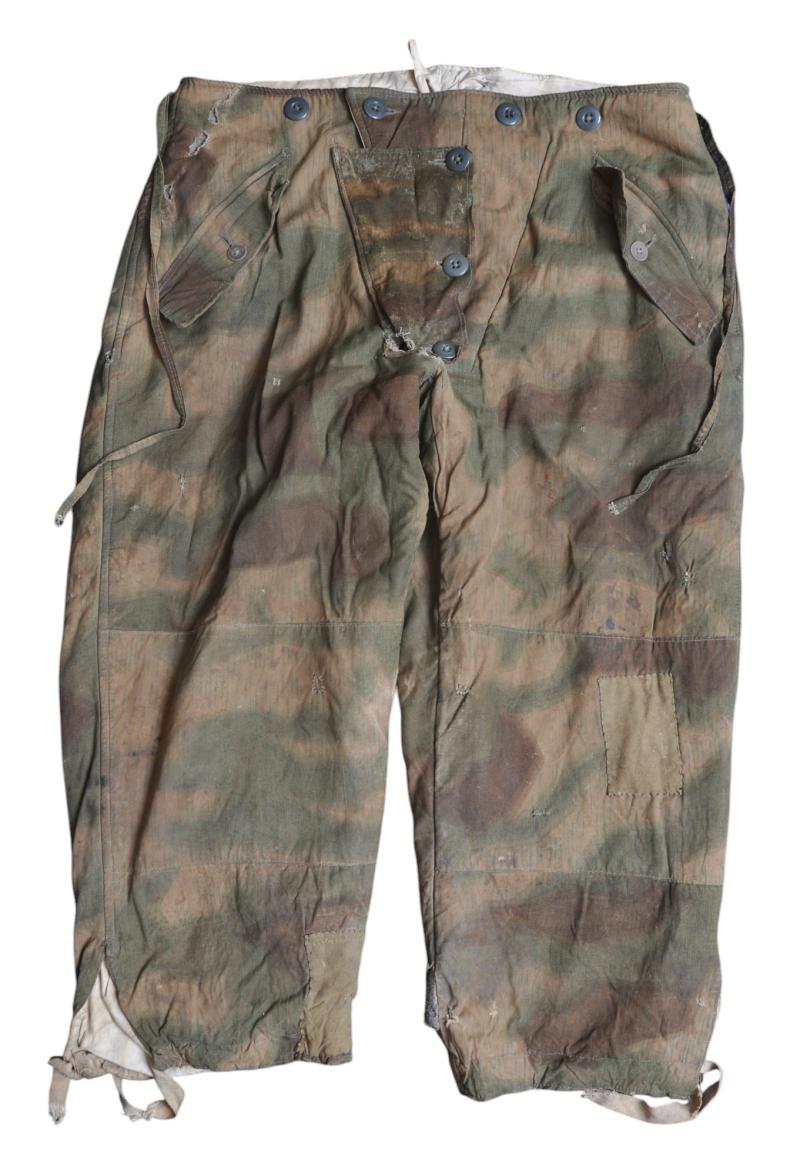WW2 German Tan & Water Camouflage Reversible To White Winter Trousers