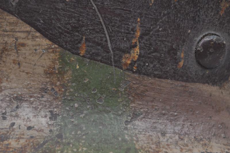 WW2 German M42 Block Camouflage Helmet