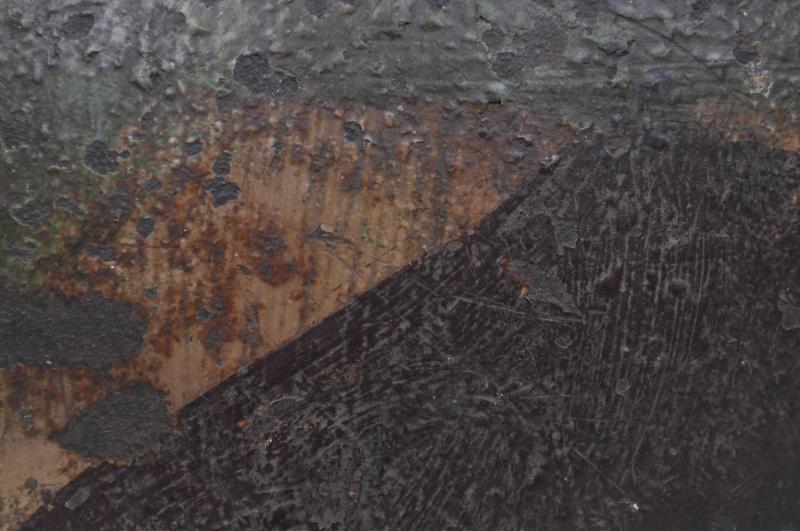 WW2 German M42 Block Camouflage Helmet