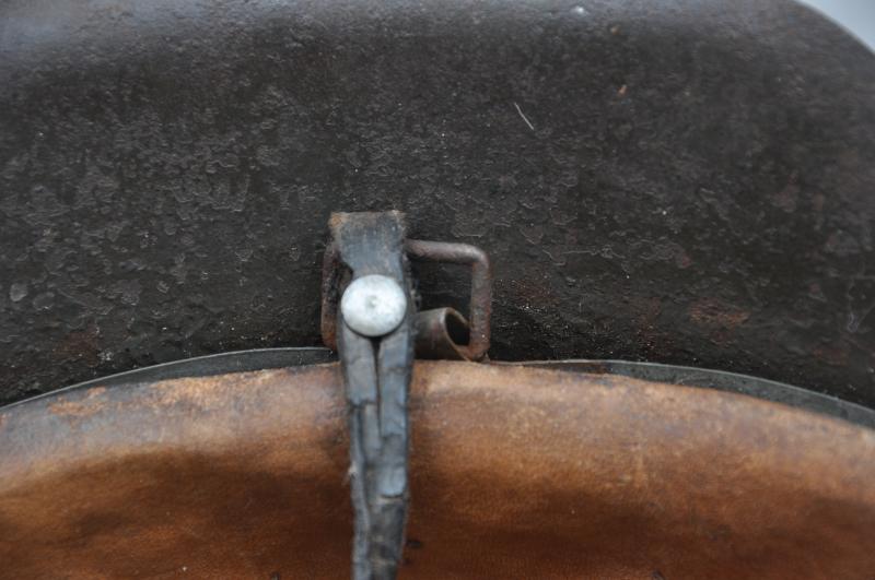 WW2 German M42 Block Camouflage Helmet