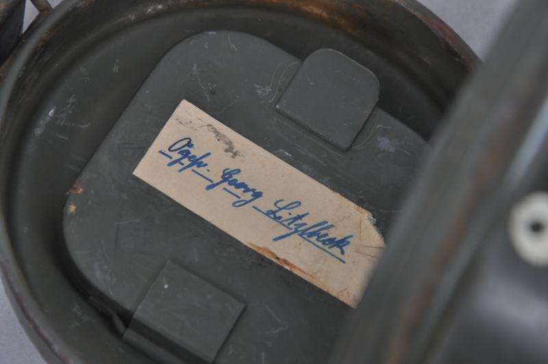 WW2 German Army/Waffen SS Named & Numbered Gas Mask Set