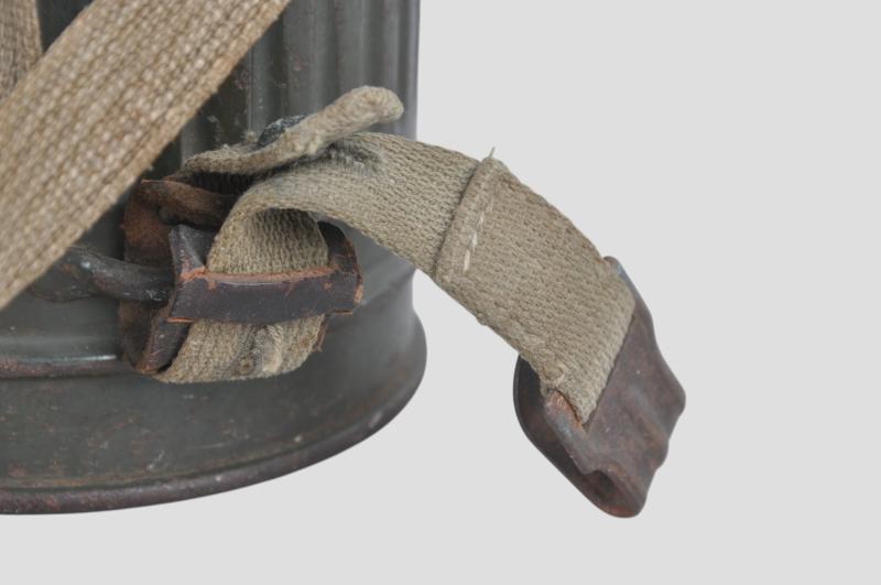 WW2 German Army/Waffen SS Named & Numbered Gas Mask Set