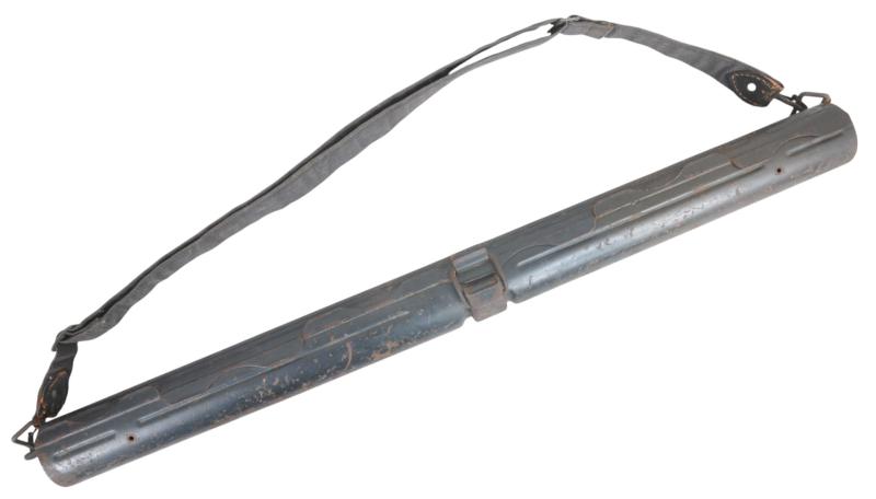 Bump 566 - WW2 German Spare Barrel Carrier 1940 In Luftwaffe Blue paint