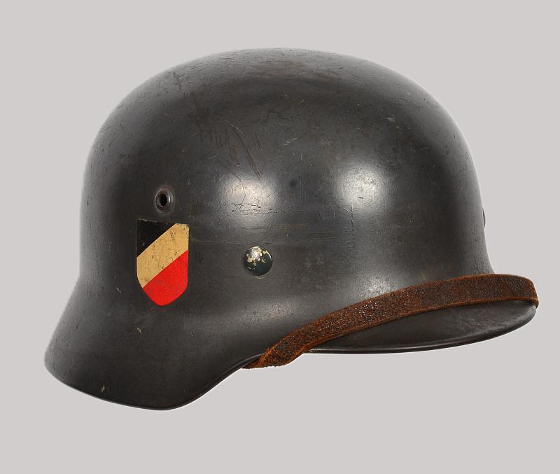 WW2 German Luftwaffe M35 Double Decal Helmet