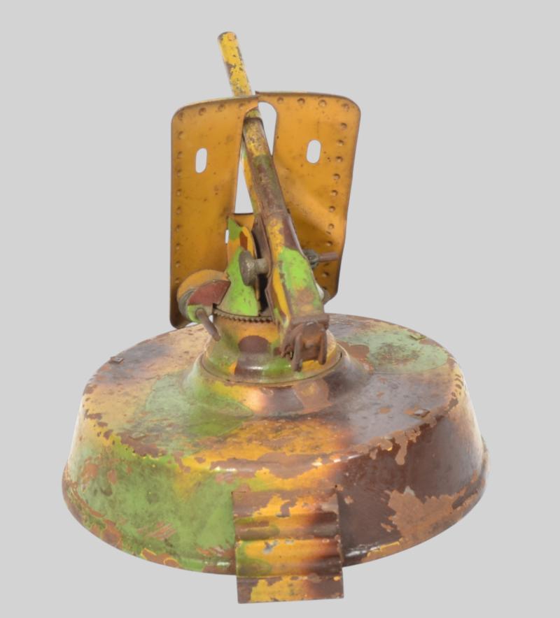 WW2 German Tin Plate Toy Swivel Mounted Artillery Piece