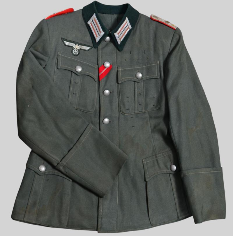 WW2 German Artillery Officers M36  field Tunic .