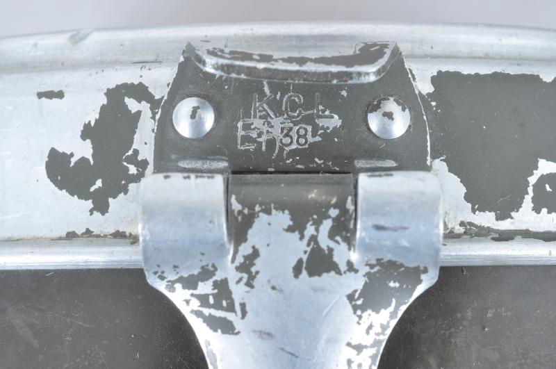 WW2 German M31 Messtin With Hand Carved Initials Of Soldier