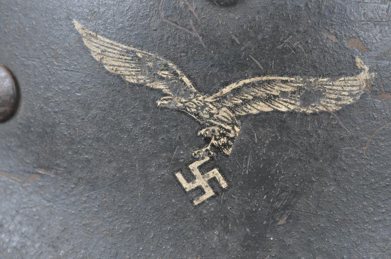 WW2 German M42 Luftwaffe Single Decal Helmet