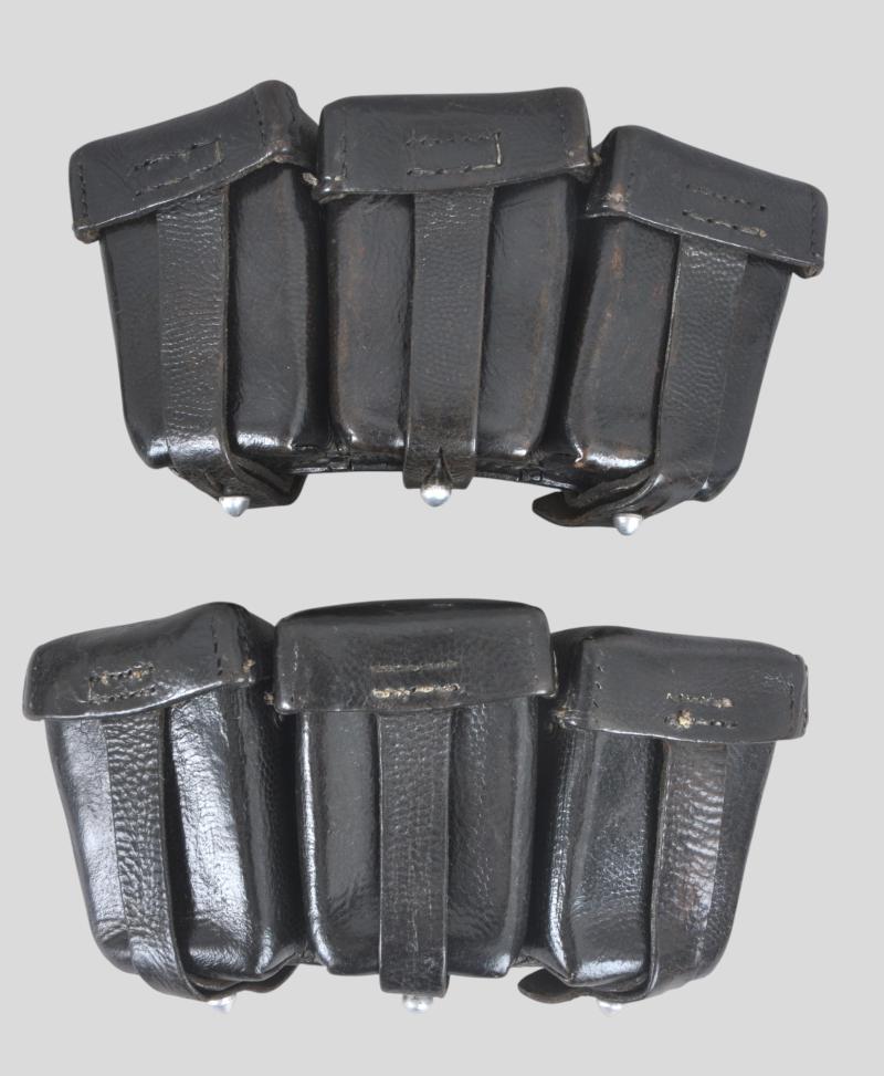 WW2 German K98 Cartridge Pouch Pair