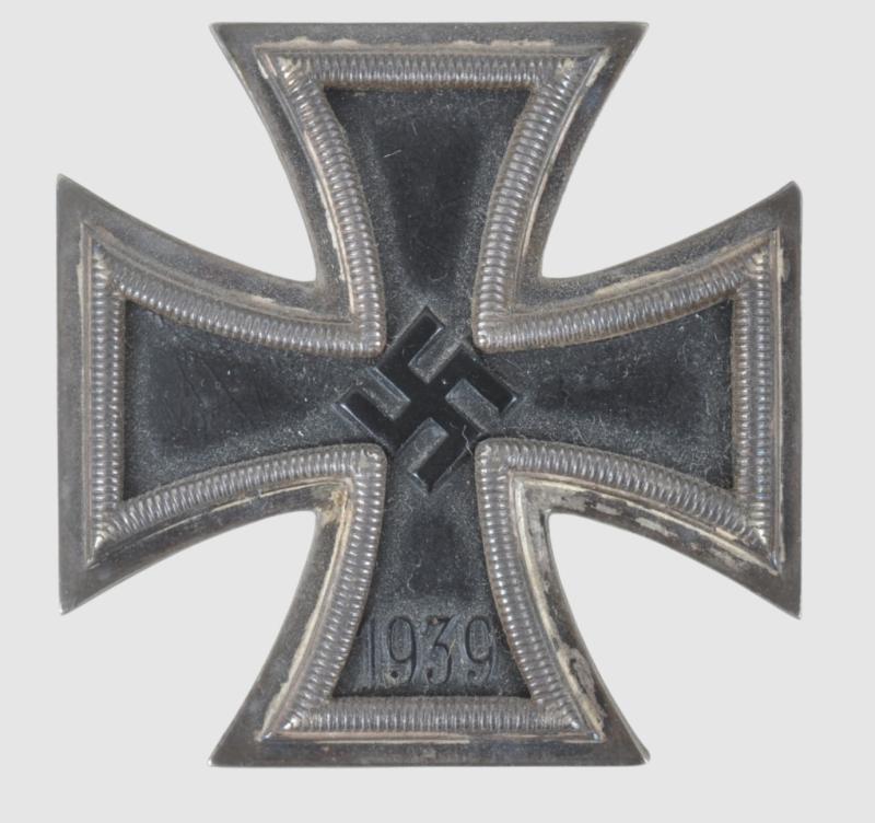 WW2 German Iron Cross First Class - Carl Wild Of Hamburg