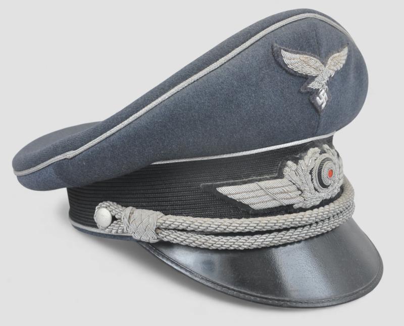WW2 German 'Kleiderklasse' Luftwaffe Officers Visor Cap