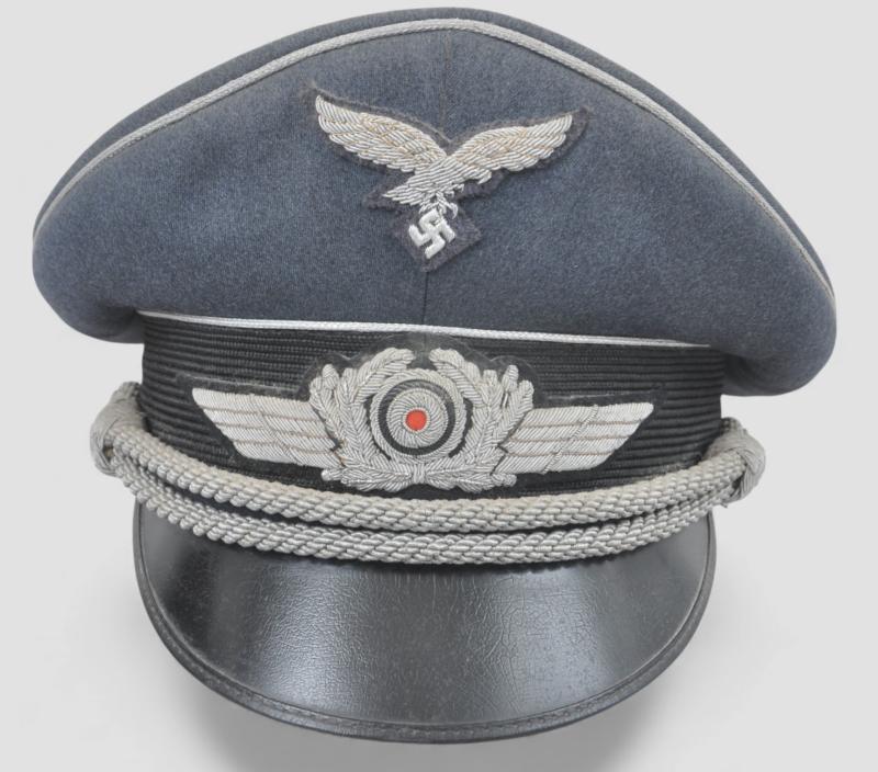 WW2 German 'Kleiderklasse' Luftwaffe Officers Visor Cap
